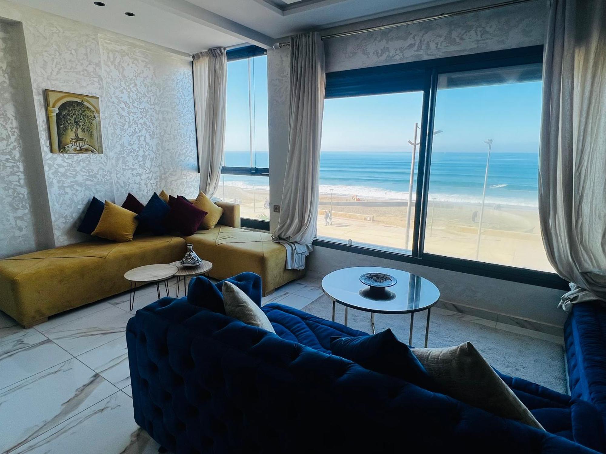 Golden Beach Elegance Sea View & Serenity Kénitra Extérieur photo